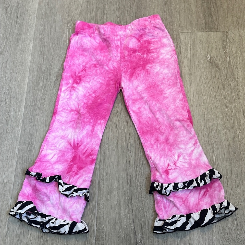 Ann Loren Pink Tie-Dye Mickey Mouse Kids Outfit size 2/3t - Picture 9 of 12